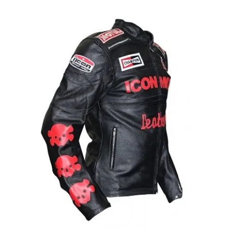 Planet Terror Cherry Darling Icon Moto Leather Jacket