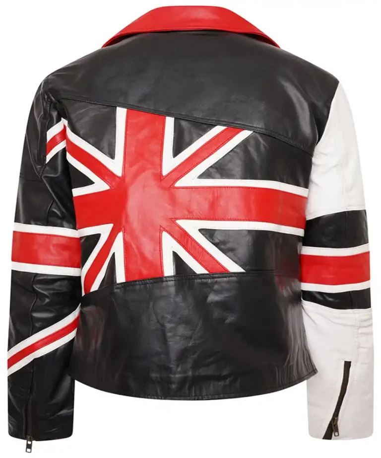 Union Jack British Flag Leather Jacket