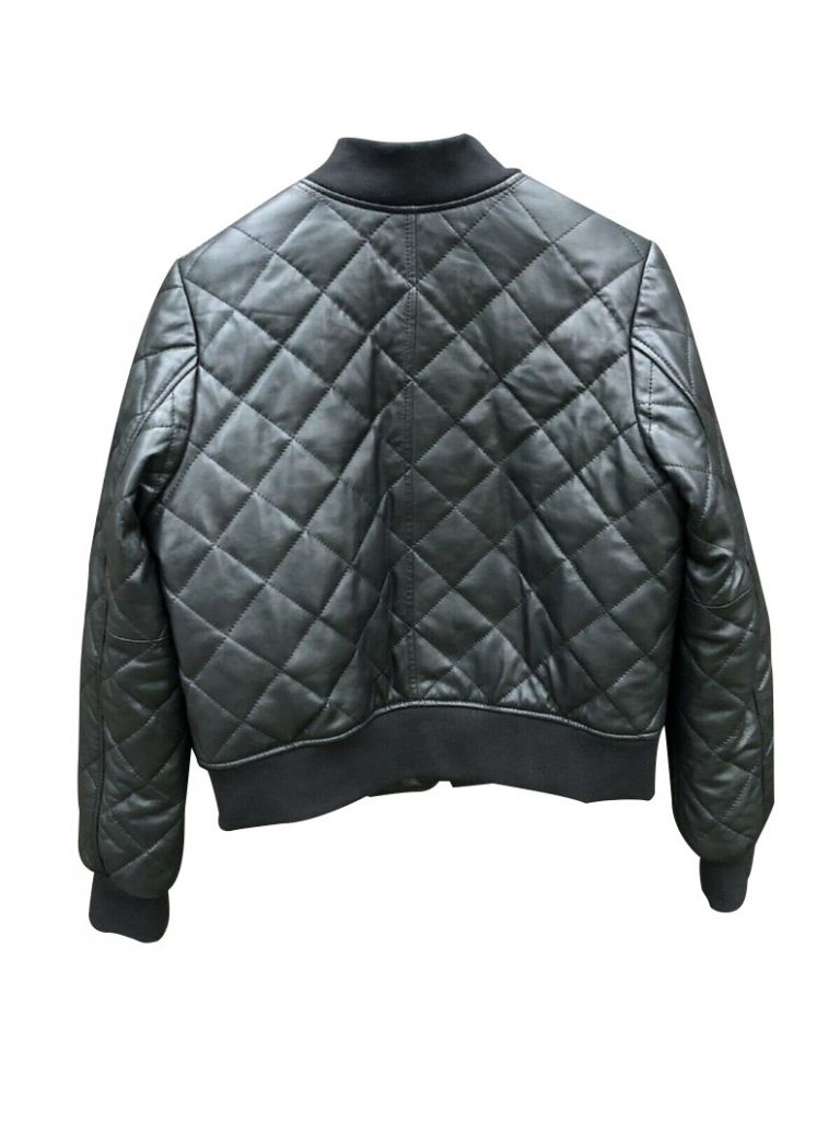 Womens Quilted Leather Jacket