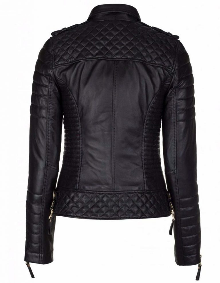 Womens Slim Fit Biker Jacket