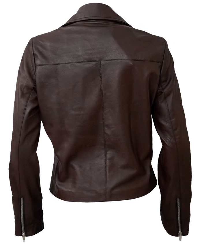 Women’s Brown Aviator Shearling Jacket